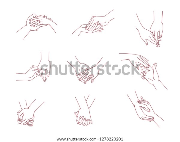 Love Body Language Concept Doodles On Stock Vector Royalty Free