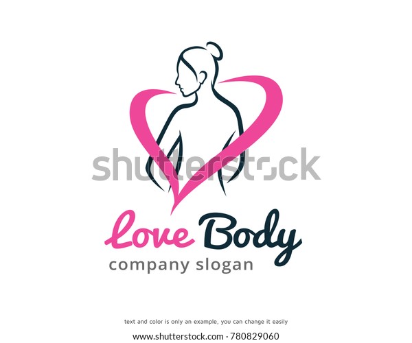 Love Body Logo Template Design Vector Stock Vector (Royalty Free ...