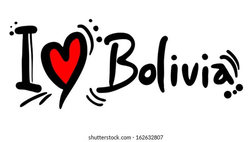 I love Bolivia