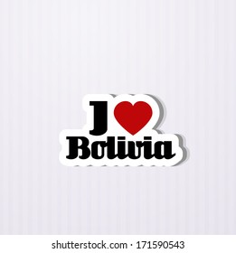 I love Bolivia