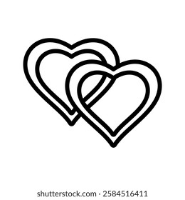 Love Bond line icon, vector, pixel perfect, illustrator file