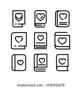 love book icon or logo isolated sign symbol vector illustration - Collection of high quality black style vector icons
