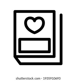 love book icon or logo isolated sign symbol vector illustration - high quality black style vector icons
