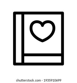 love book icon or logo isolated sign symbol vector illustration - high quality black style vector icons
