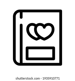 love book icon or logo isolated sign symbol vector illustration - high quality black style vector icons
