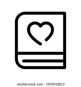 love book icon or logo isolated sign symbol vector illustration - high quality black style vector icons
