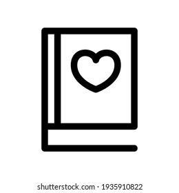 love book icon or logo isolated sign symbol vector illustration - high quality black style vector icons
