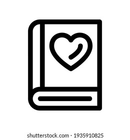 love book icon or logo isolated sign symbol vector illustration - high quality black style vector icons
