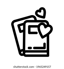 love book icon or logo isolated sign symbol vector illustration - high quality black style vector icons
