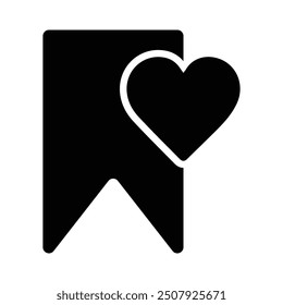 Icono de marcador de amor, Gráficos de Vector