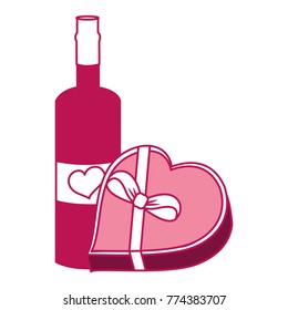 Love bottle and box design