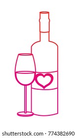 Love bottle and cup design
