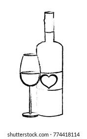 Love bottle and cup design