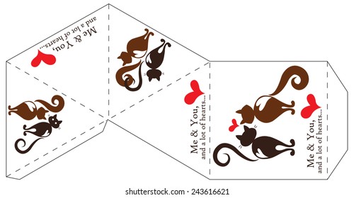 Love Box Template - pyramid