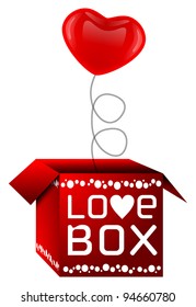 Love box for Valentine day