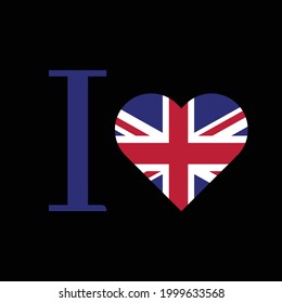I love british design vector
