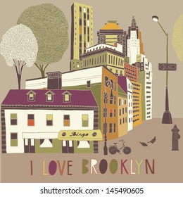 I love Brooklyn Print Design