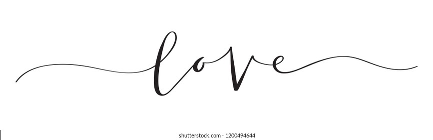 Love Calligraphy Images, Stock Photos & Vectors | Shutterstock