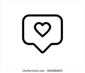 Liebe im Blasenkatalog, Vektorgrafik