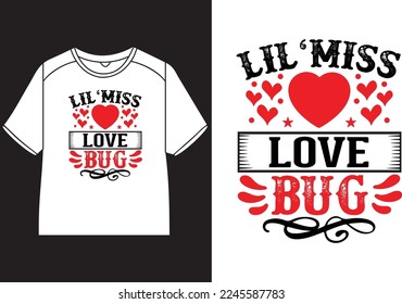 Lil‘miss love bug T-Shirt Design
