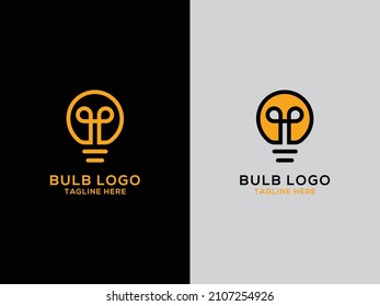Love bulb icon vector illustration of logo template