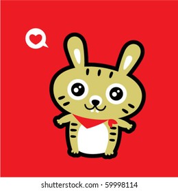 love bunny doodle