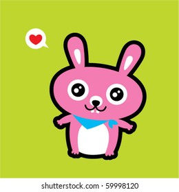 love bunny doodle