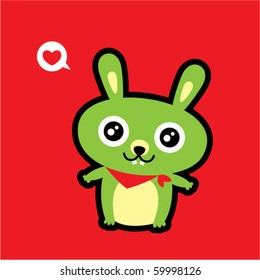 love bunny doodle