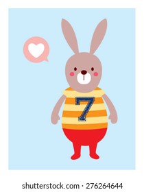 love bunny poster