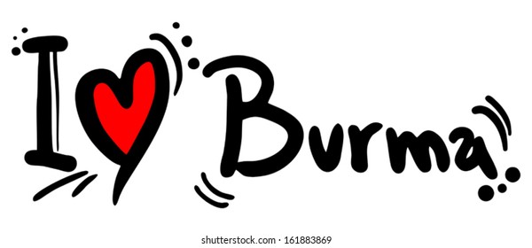 I love Burma