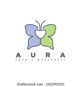 Ama a una mariposa SIMPLE Y LIMPIA