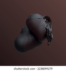 Love Cake 3D Illustration Suitable for any kind of business
