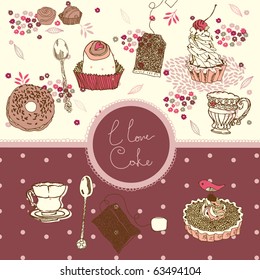 love cake background