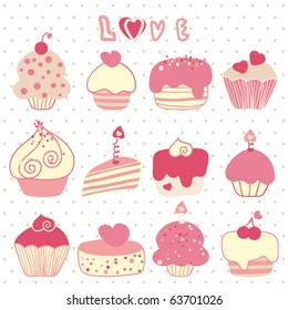 love cake set