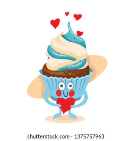 love cake- vector character