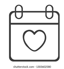 Love Calender Icon