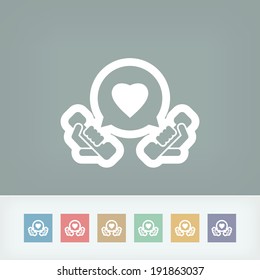 Love call icon