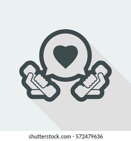 Love call icon