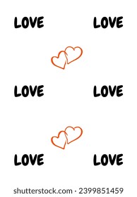 Love Calligraphic and typographic Vector with hand-drawn lettering for prints and posters, menu design, invitation and greeting cards t-shirts design coffee mug and hoodies design.