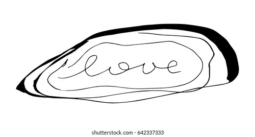 love calligraphy doodle