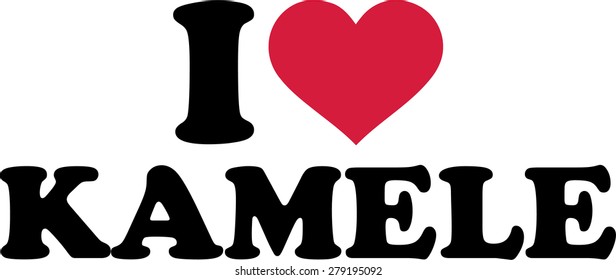 I love camels german
