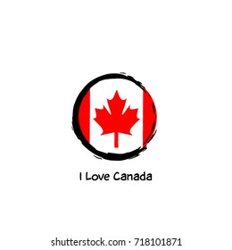 I love Canada-vector