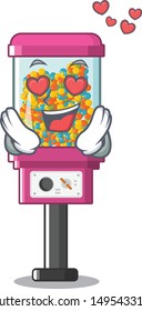 In love candy vending machine with the character