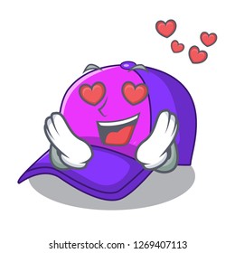 In love cap character in the shape funny