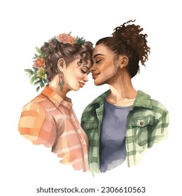 Love is a captivating collection of artworks that celebrates the beauty of love and LGBTQIA2-S Inclusive Pride artwork for lesbian, gay, bisexual, transgender.