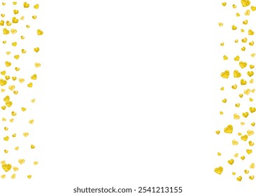 Love Card. Beautiful Design For Girl. Fashion Frame. Golden Happy Wallpaper. Random Sparkle For Mom. Yellow Wedding Border. Gold Love Card.