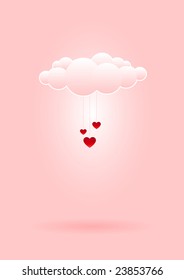 Love card with copy space.