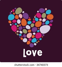 diseño de tarjeta de amor