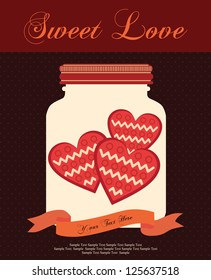 love card design. vector illustration