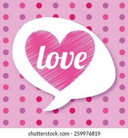 love card design, vector illustration eps10 graphic 